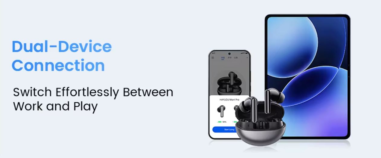 HAYLOU Flowbuds N55 dual device connection