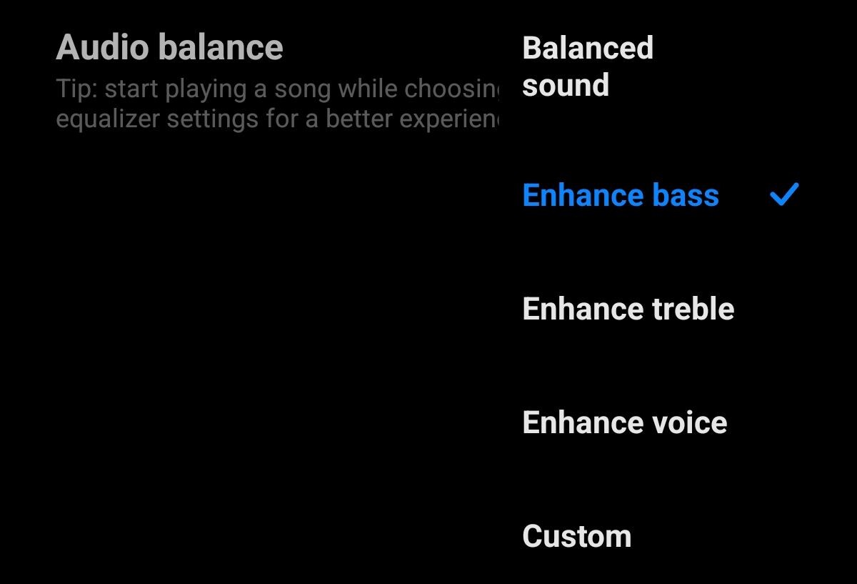 REDMI Buds 8 Pro gyári hangszínek