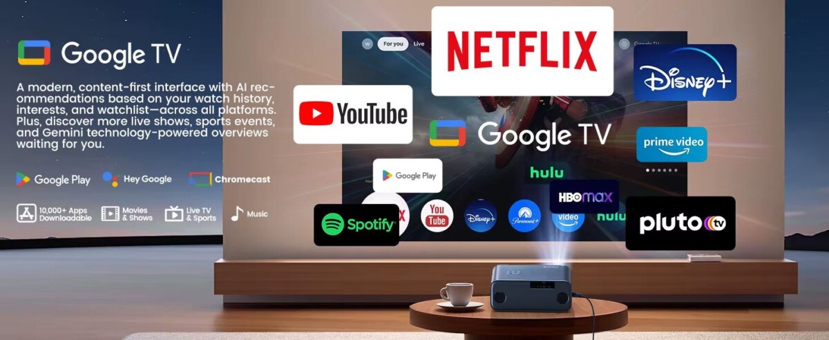 Wimius Android TV projektor
