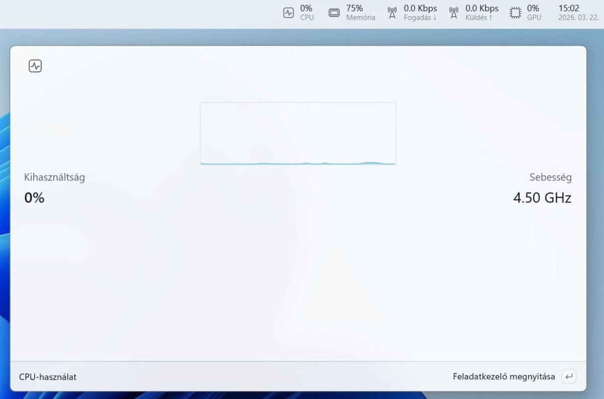 Windows Dokkoló rendszer erőforrások