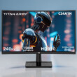 A TITAN ARMY C24A1H a lehető legolcsóbb gamer monitor 240Hz képfrissítéssel, gaming extrákkal