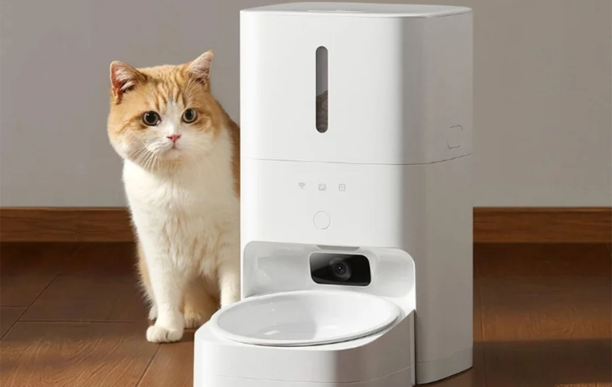 A Xiaomi Mijia Smart Pet Feeder 2 egy AI, kamerás állatetető