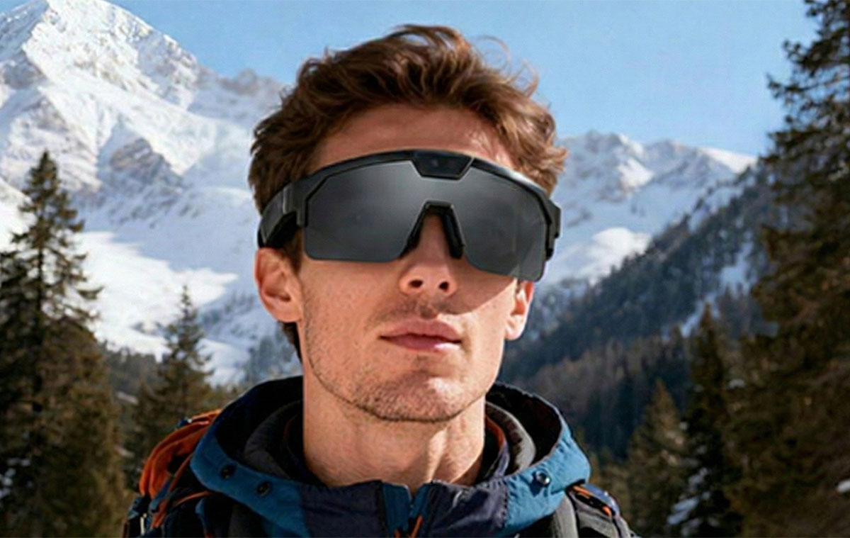 A Zeblaze Q01 egy AI okos sport szemüveg kamerával