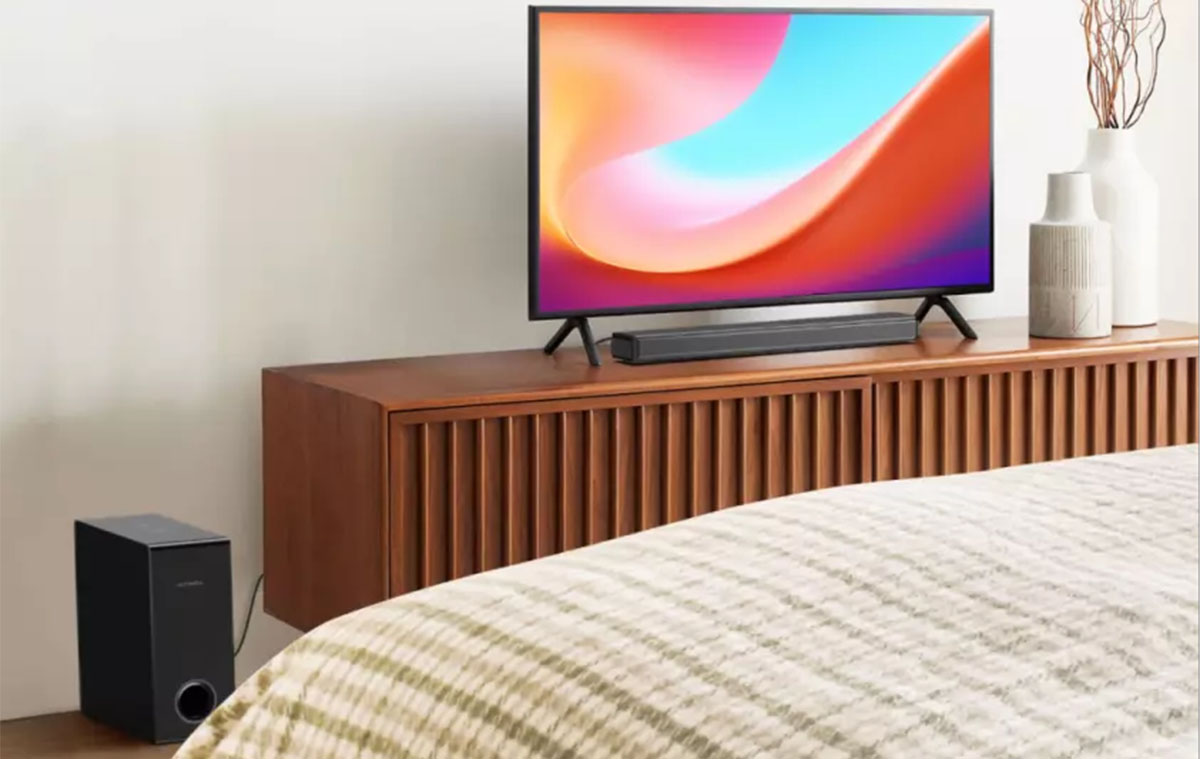 Egyetlen szuperolcsó hangrendszer mélynyomóval TV-hez, telefonhoz és számítógéphez