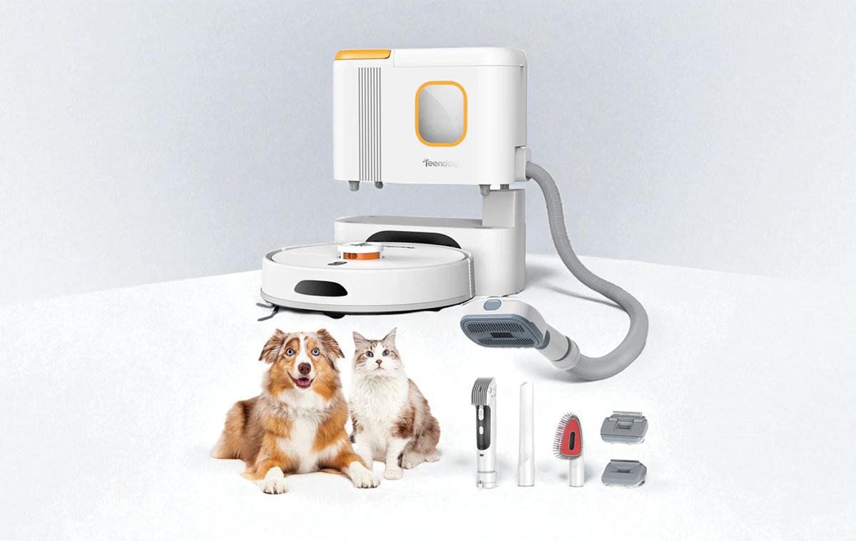 Ez a robotporszívó nem csak önállóan takarít, de még az állatok bundájával is segít