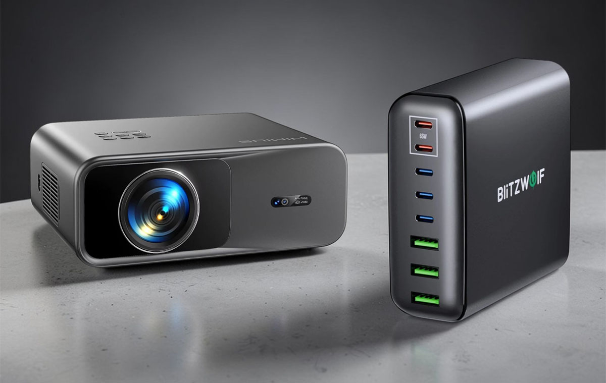 Nyolc eszközös töltő teszt és rendkívül olcsó HDR projektor nagyon nagy fényerővel