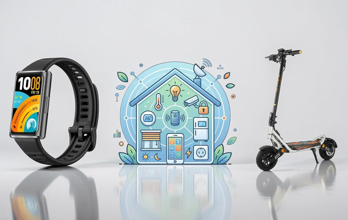 Okosotthon pár ezerből, hangvezérléssel és egy roller, meg a HUAWEI Band 11 Pro