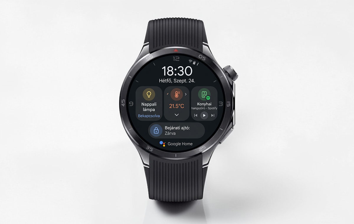 Okosotthon vezérlés a legegyszerűbben, okosórával - kézzel, és hanggal is