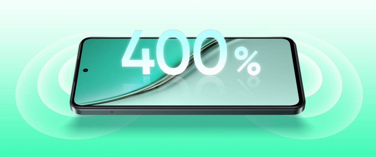 realme P3 Lite Négyszeresre növelt hangerővel