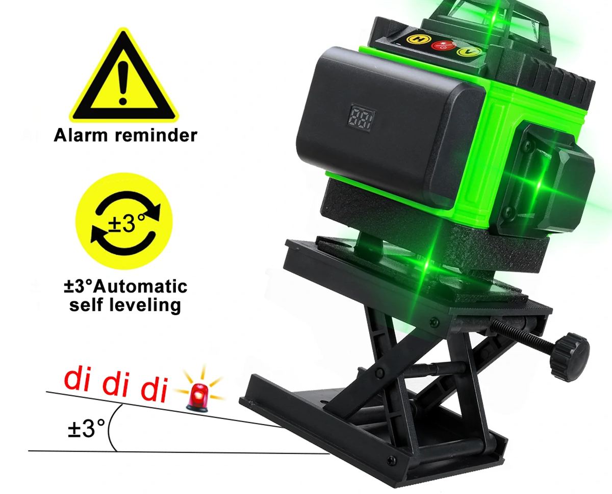 16 vonalas lézer szintező funkciók