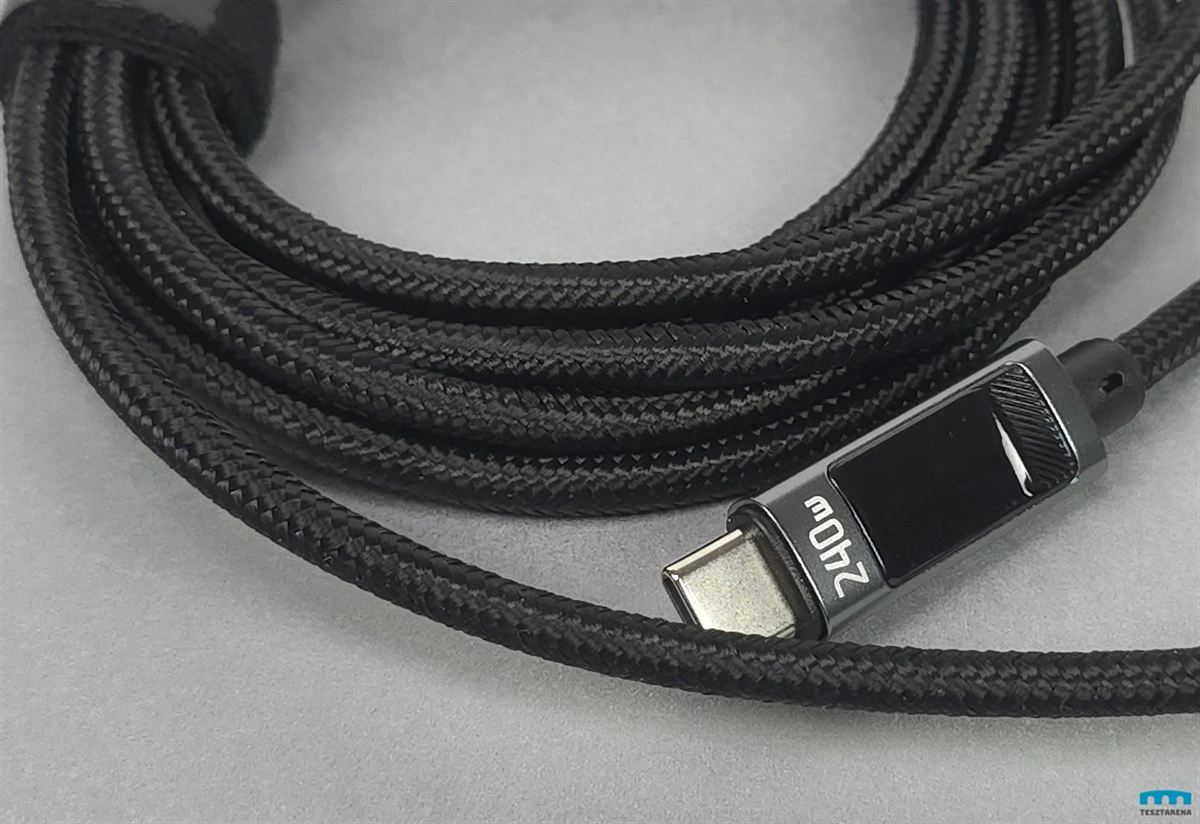 Essager kijelzős kábel, teljesítmény méréssel