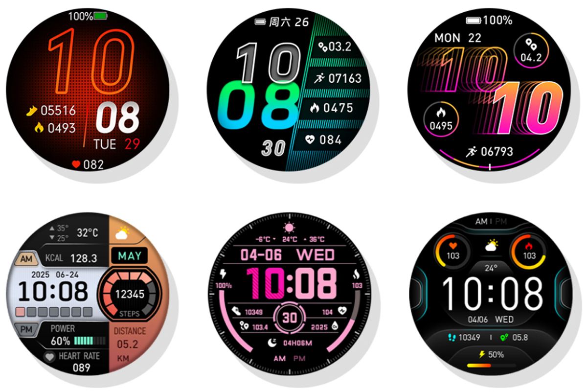 Olcsó okosóra nagyon jó dizájnnal - óralapok