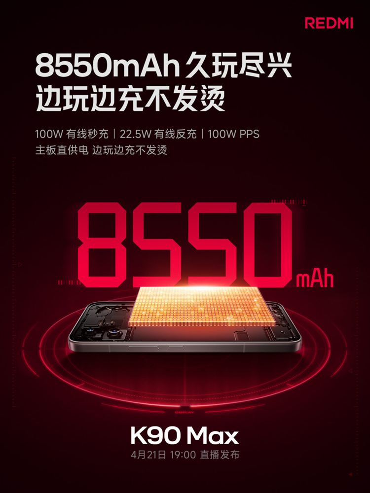 REDMI K90 Max akkumulátor