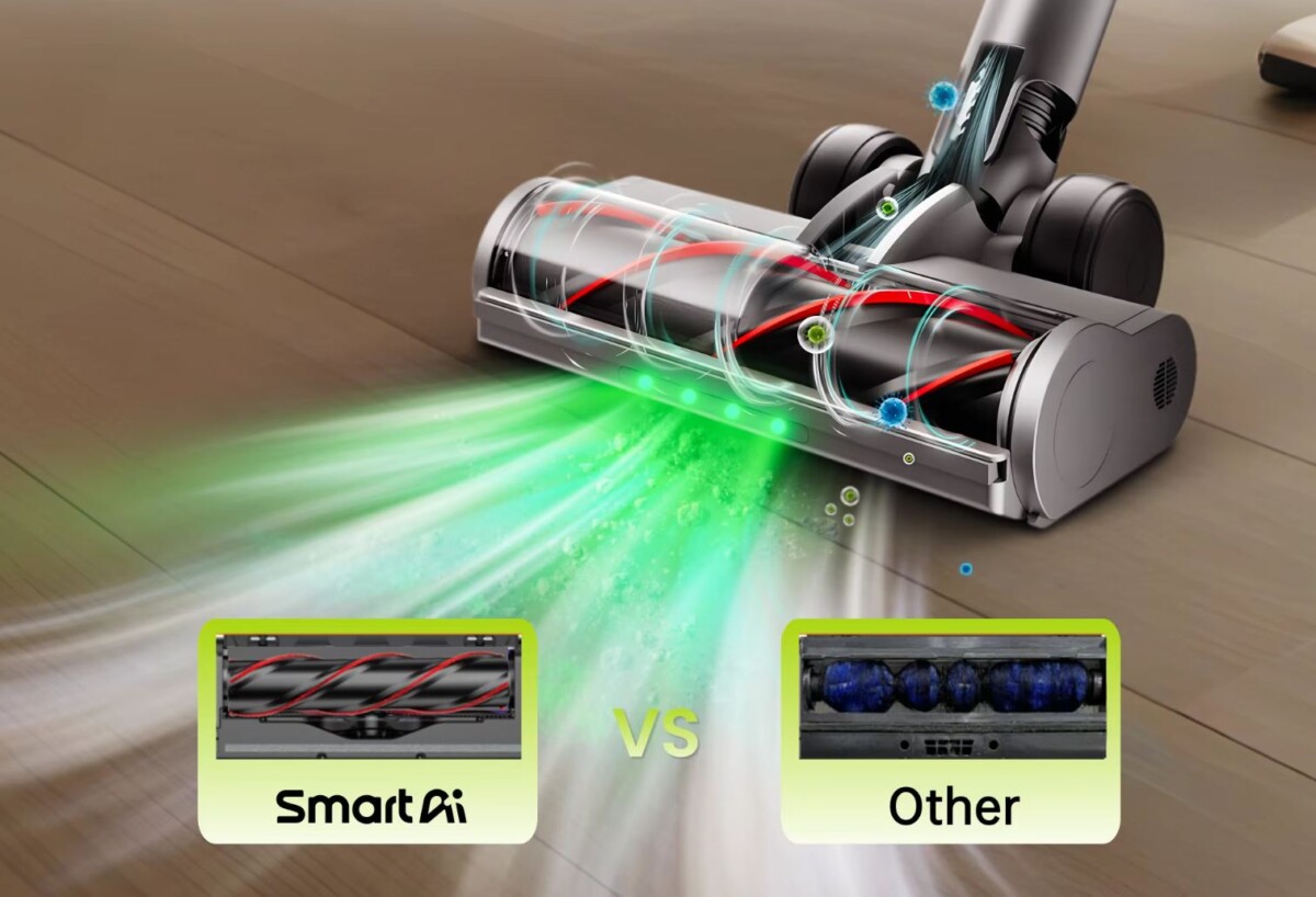 SmartAI V6 a szőr nem tekeredik fel a hengerre