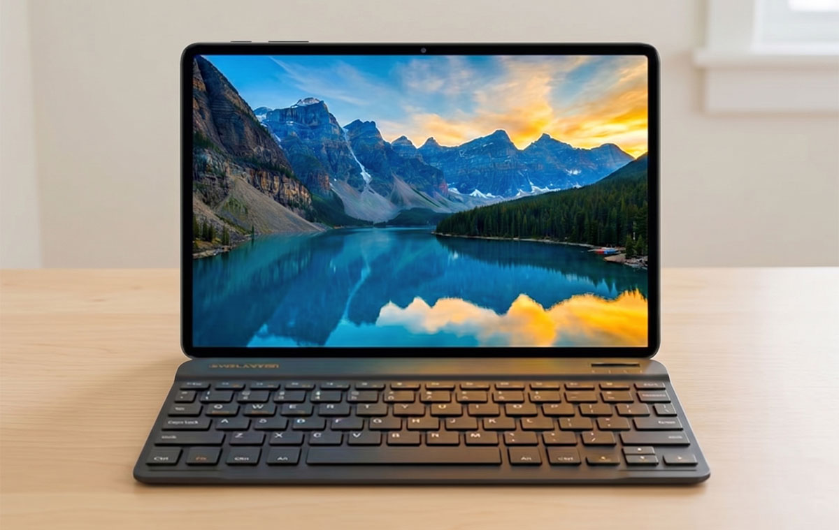 Ez egy rendkívül olcsó tablet, ami laptop is