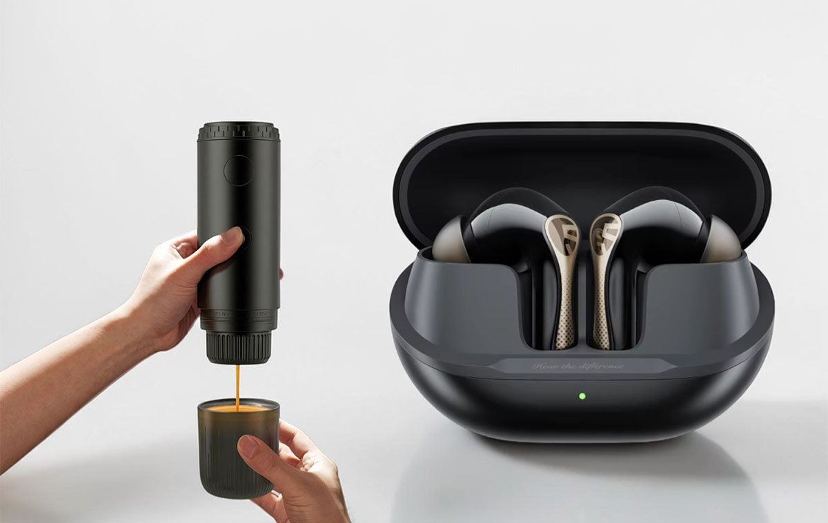 Hordozható, akkumulátoros kávéfőző teszt és olcsó lossless vezetéknélküli fülhallgató