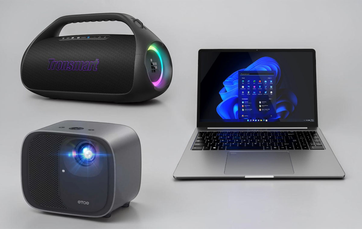 Nagyon nagy androidos projektor, ütős laptop és hangszóró leárazás