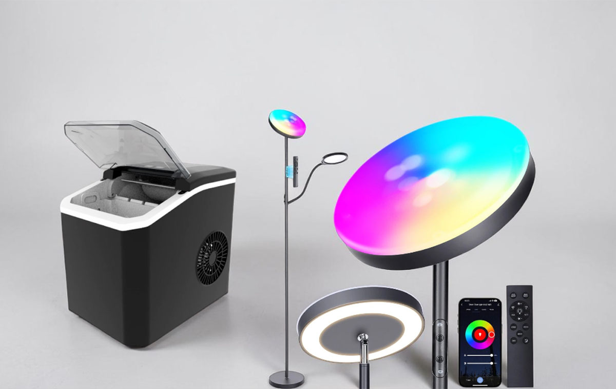 Okos RGB állólámpa teszt, zseniális töltő, jégkockakészítő gép és olcsó robotporszívó