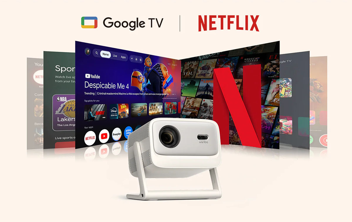 Wanbo Vali 1 Pro teszt - tökéletes, csendes projektor streaminghez, filmezéshez (is)