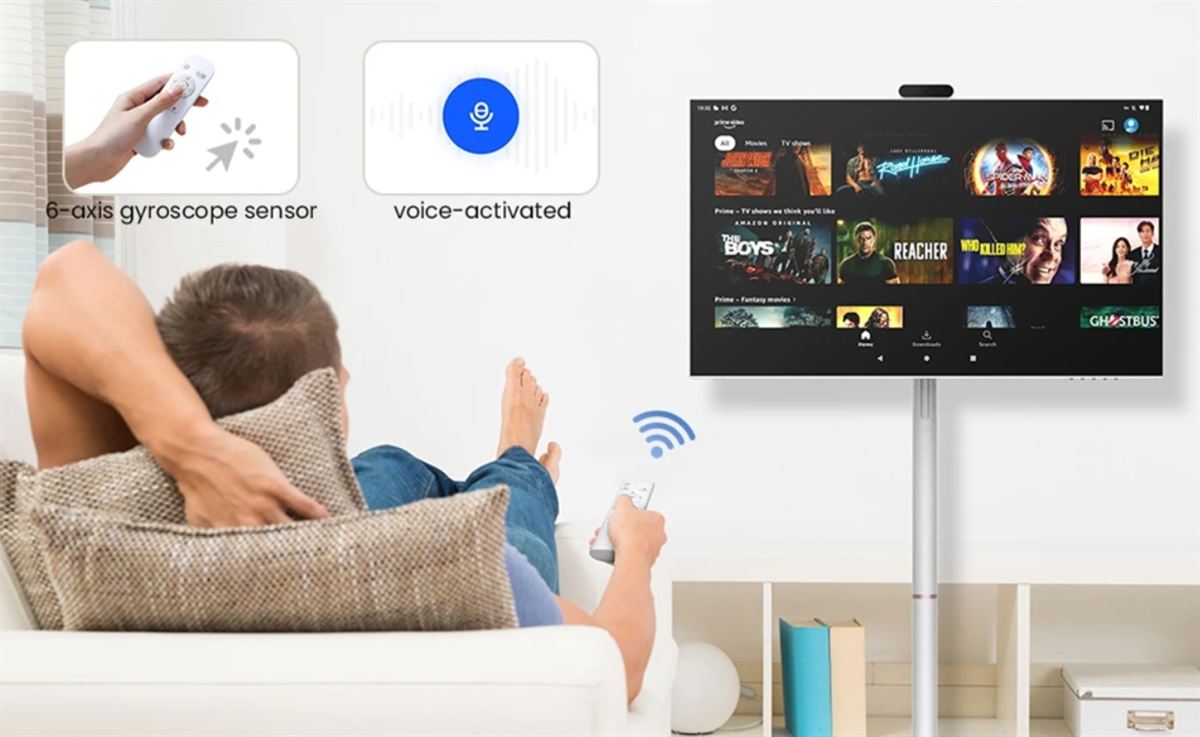 32" méretű tablet távirányítóval