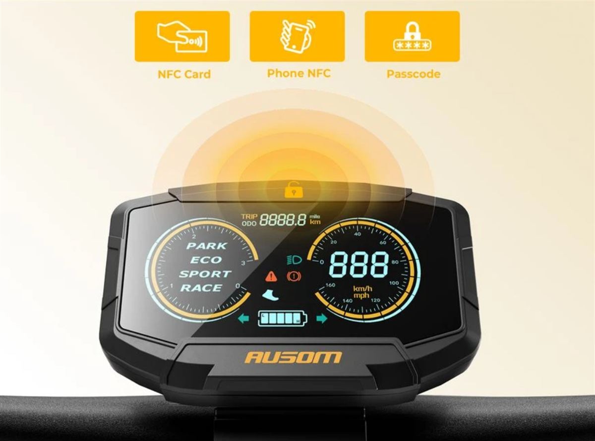 Ausom K20 elektromos roller NFC