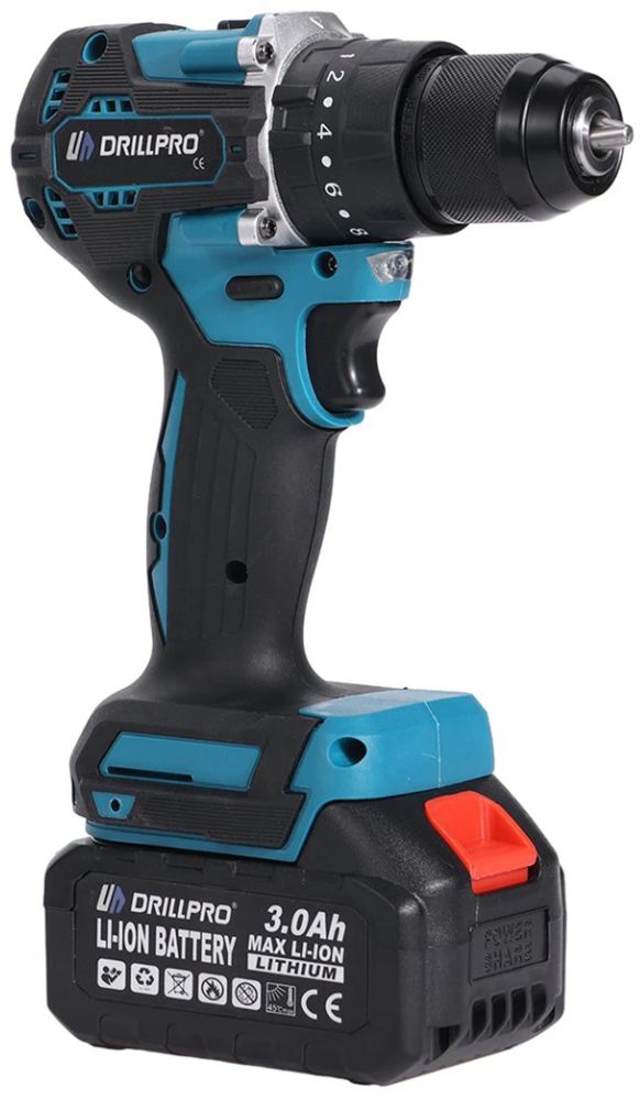 Drillpro 6 az 1-ben akkumulátoros szerszámkészlet ütvefúró