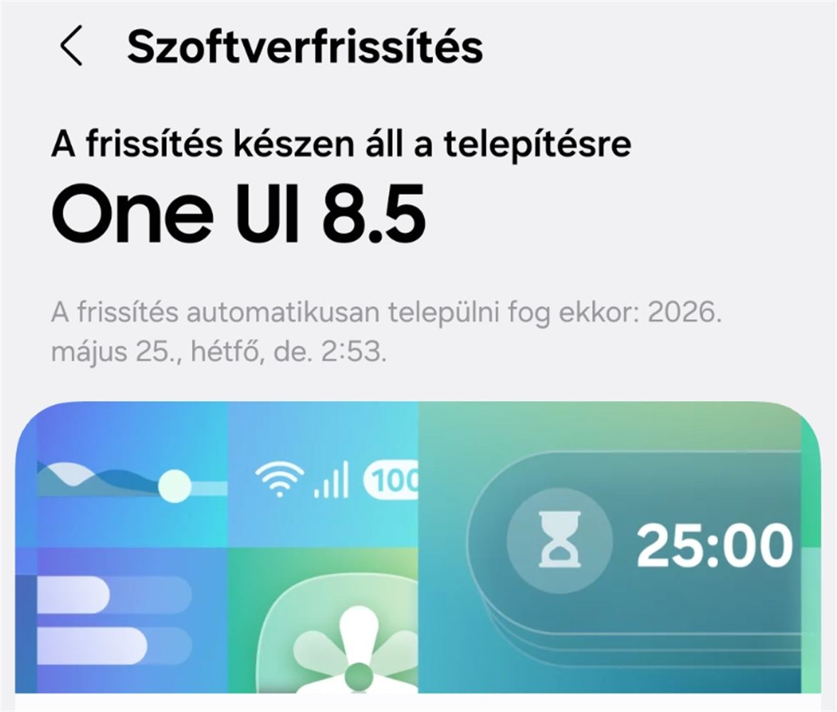 Samsung One UI 8.5 frissítés