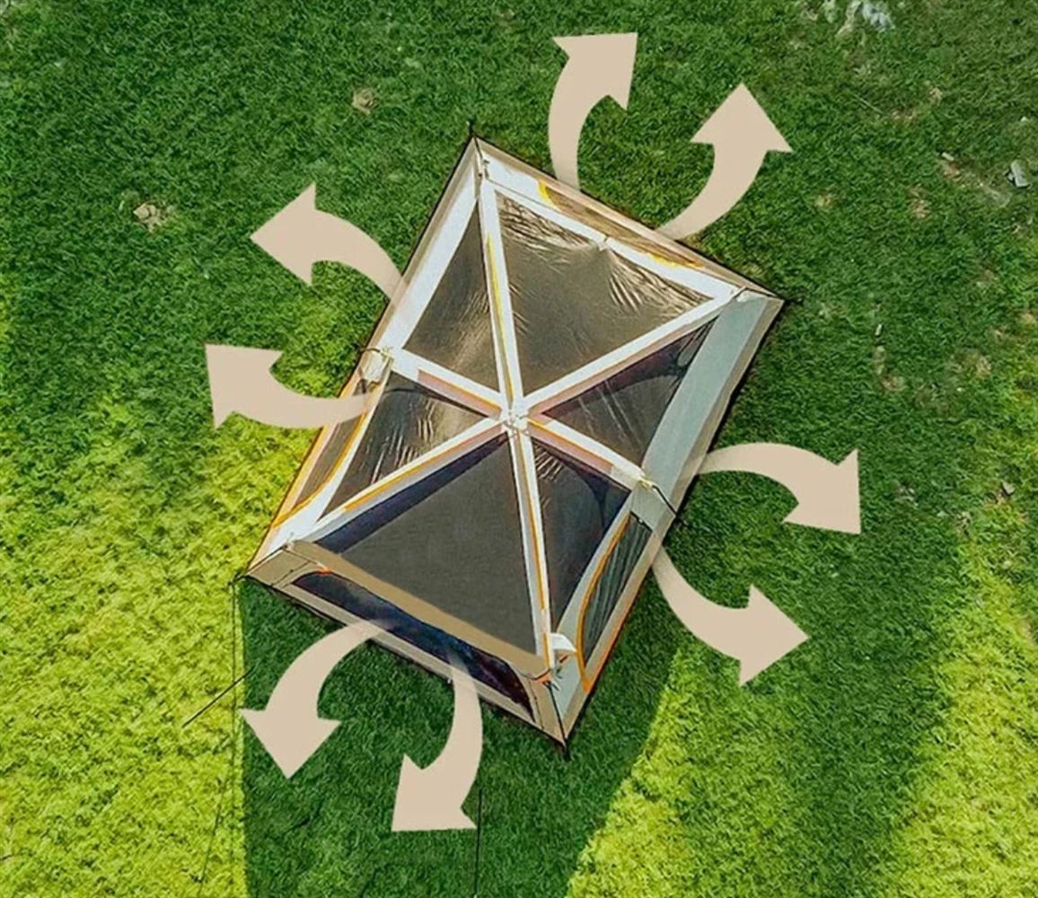 Sátor fentről