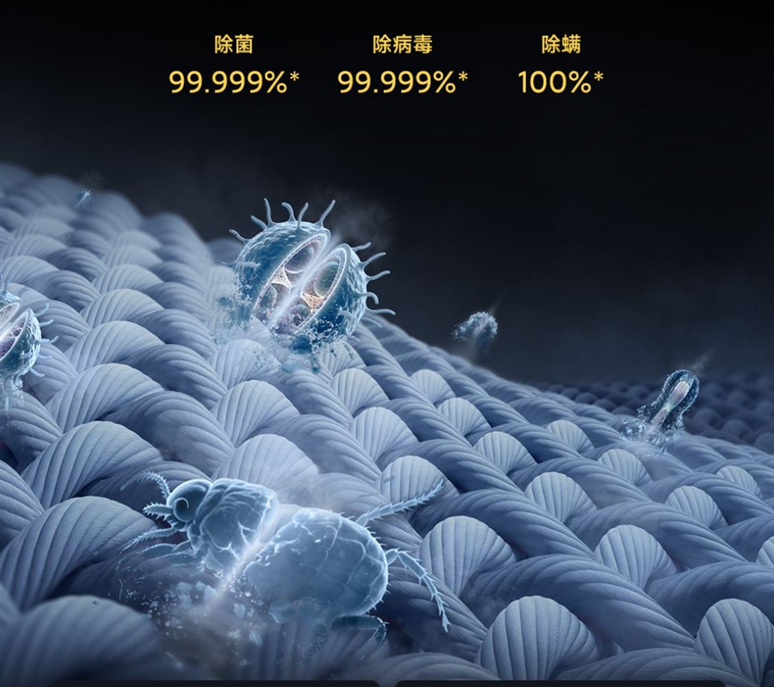 Xiaomi Mijia Washing Machine Pro Extreme Edition Super Electrolytic Smart Dosing Washer Dryer mosógép elektrolizált hideg vizet használ a baktériumok, vírusok és poratkák csökkentésére