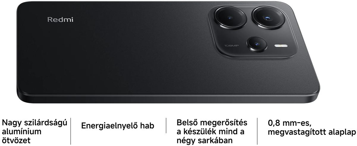 Xiaomi Redmi Note 14 telefon strapabíró