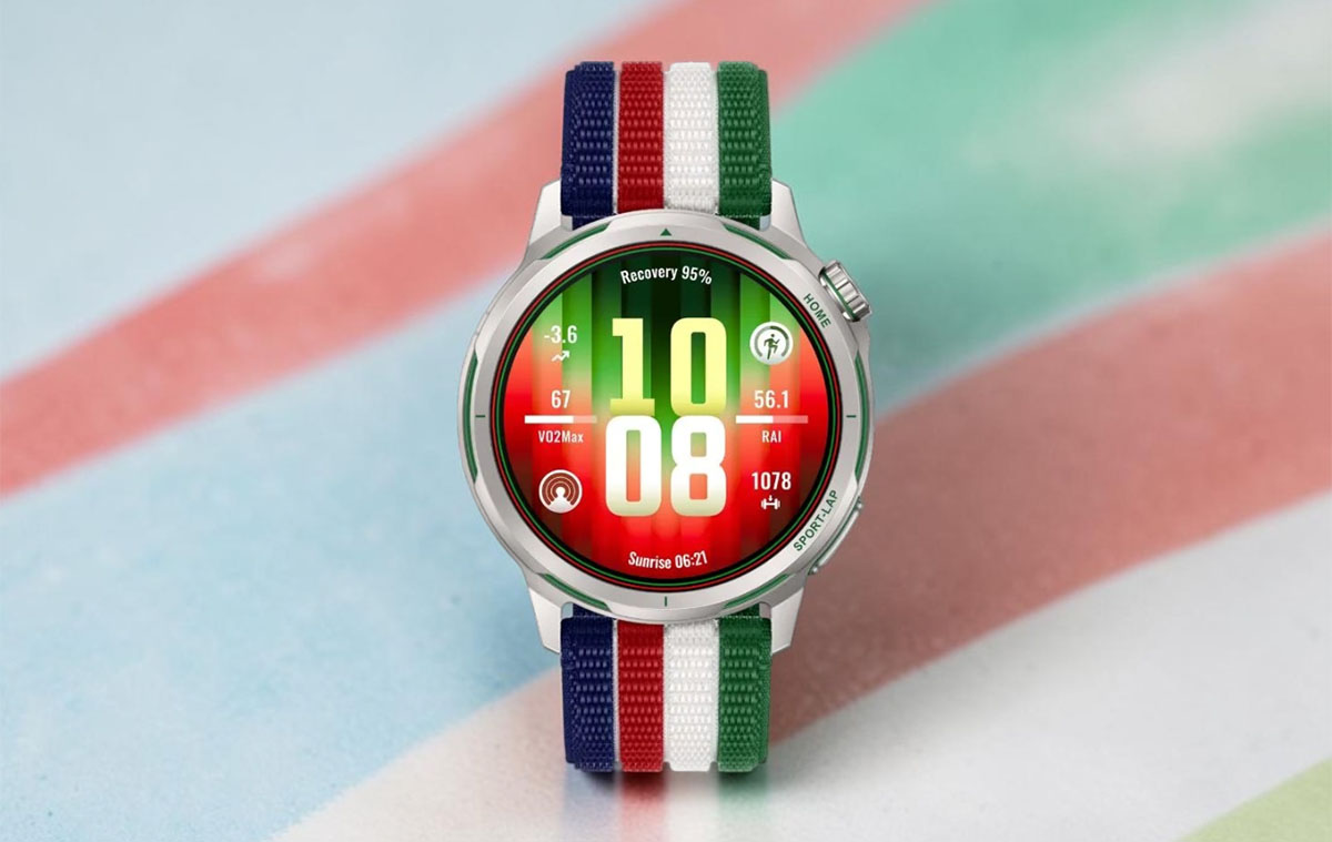 A Huawei Watch GT Runner 2 Racing Legend Edition okosóra látványos dizájnnal érkezett