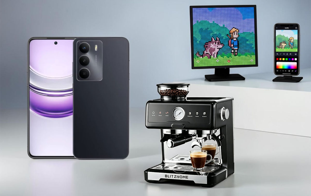 Olcsó, mégis professzionális kávéfőző, extrém olcsó, ütésálló 5G telefon és pixel kijelző