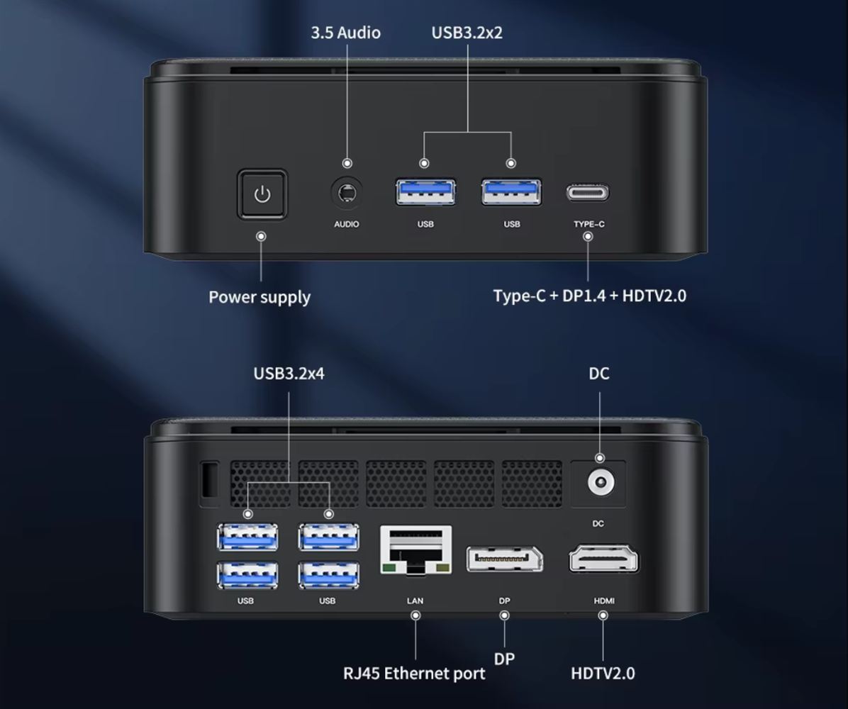 3 monitoros mini PC