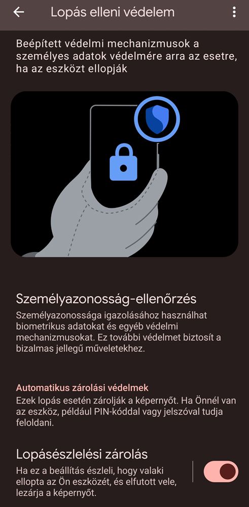 Android lopásvédelem