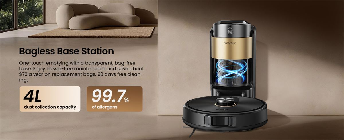 Proscenic Q20 Plus önürítő