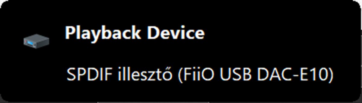 SoundSwitch üzenet