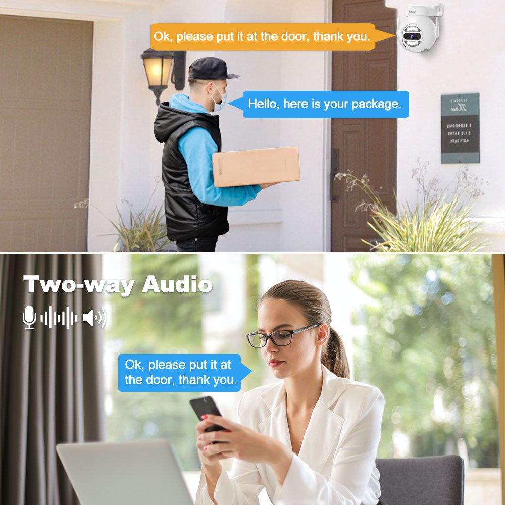 SriHome NVS001E kétirányú hangkapcsolattal