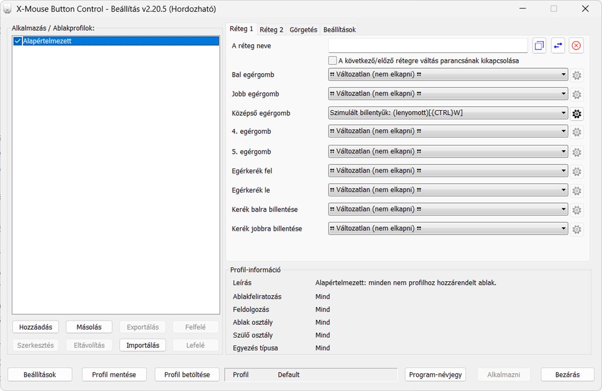 X-Mouse Button Control