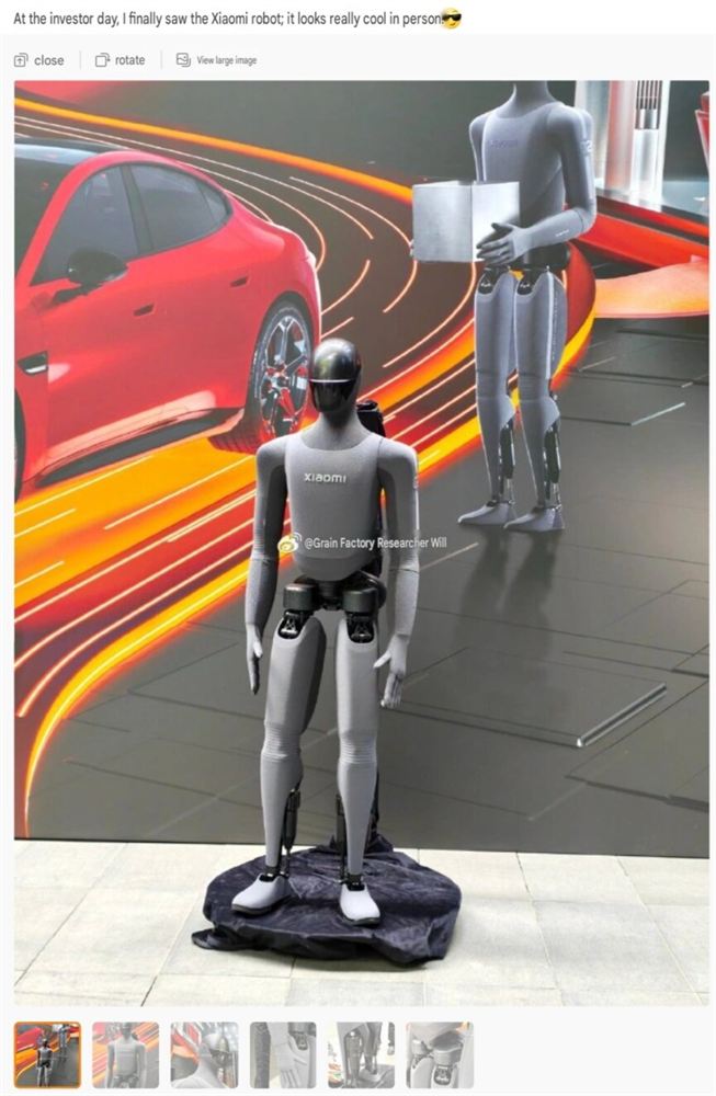 Xiaomi robot megjelenés