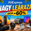Elindult az AliExpress új leárazása, telefonokra, laptopokra, tabletekre és projektorokra is érkeztek az akciók