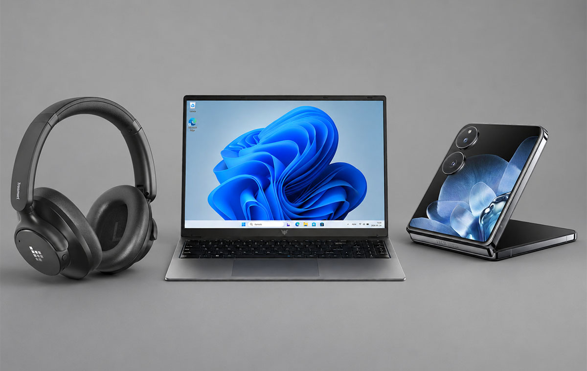 Eszement olcsó most ez a 12 magos laptop és ez a fejhallgató, Xiaomi hajlítható telefon is