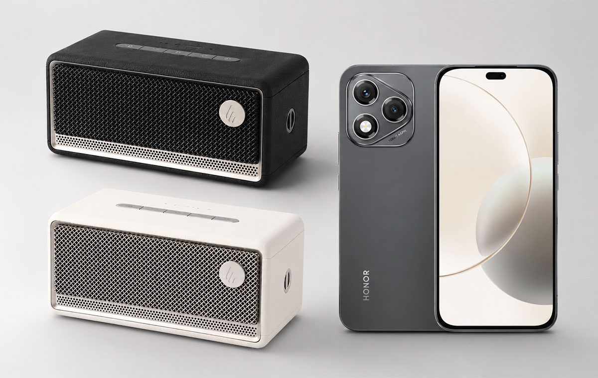 Itt egy igényes, okos bluetooth hangszóró és egy szuperolcsó, ütésálló HONOR telefon