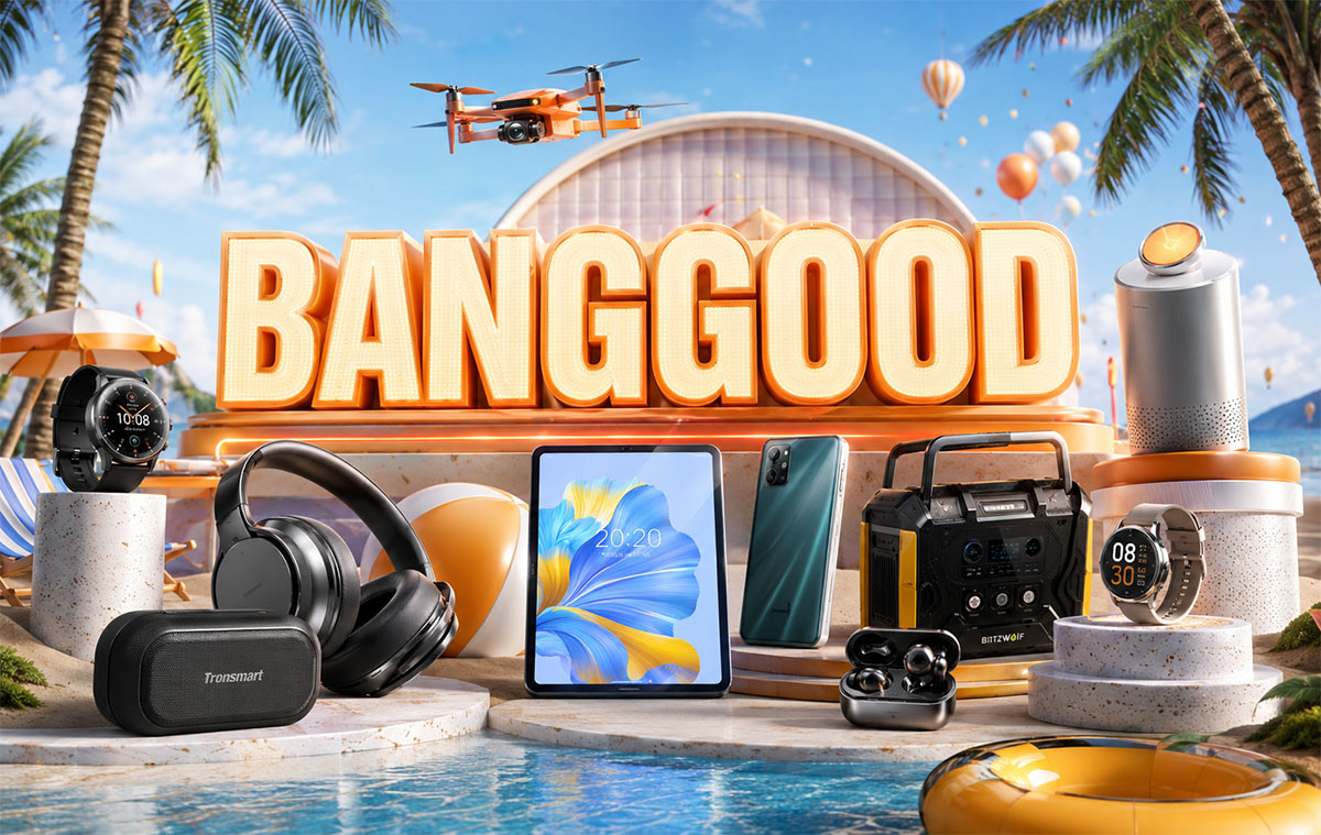 Óriási Banggood webáruház nyári leárazás - TV hangrendszer, projektor, PC, laptop, tablet, kávéfőző