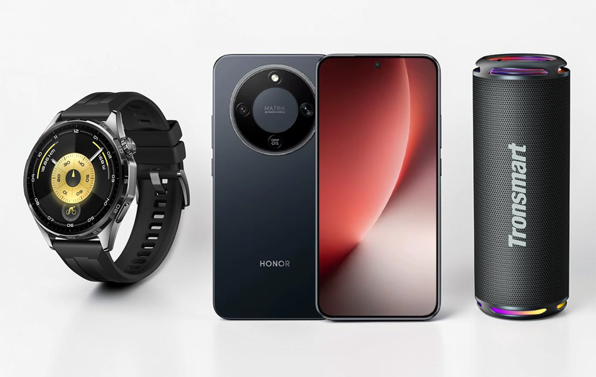 Sosem volt ilyen olcsó ez a Huawei okosóra és ez a Honor telefon és itt egy hangszóró