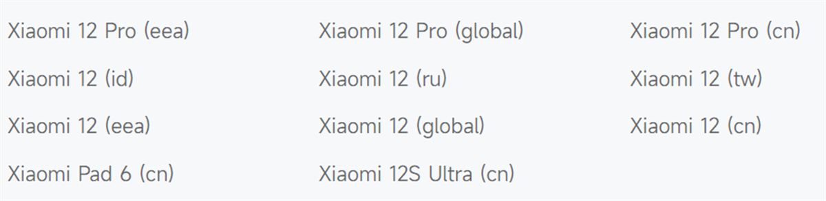 Xiaomi frissítés