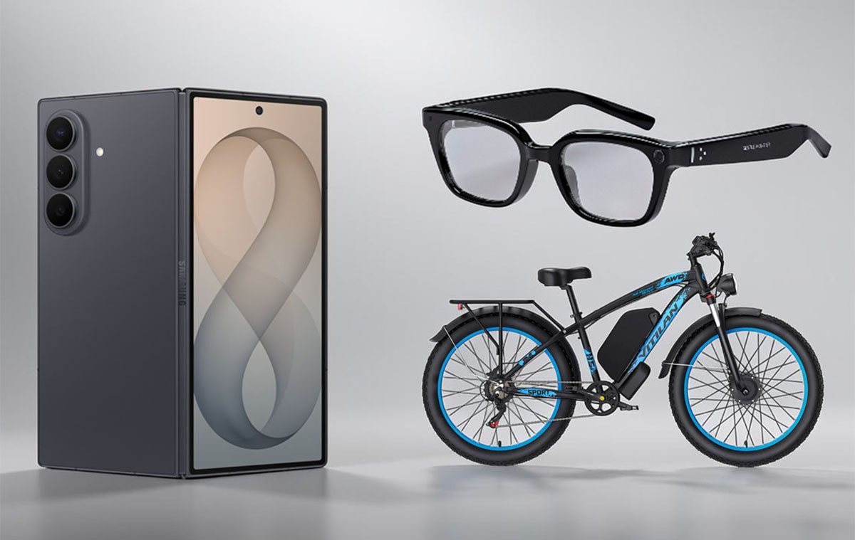 Az 1 millió forintos Samsung telefon és okos szemüveg, meg egy brutális ebike