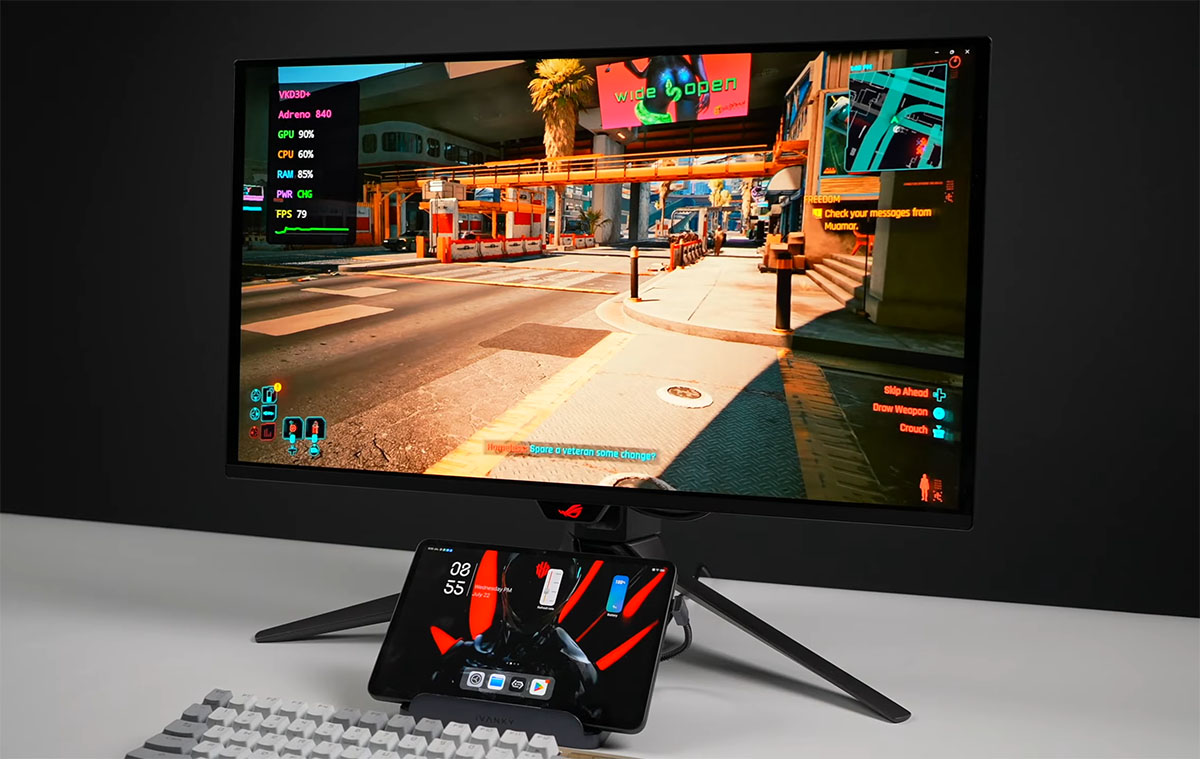 Ez az Android tablet már a Cyberpunk 2077-et is futtatja, sok más Windows játékkal együtt