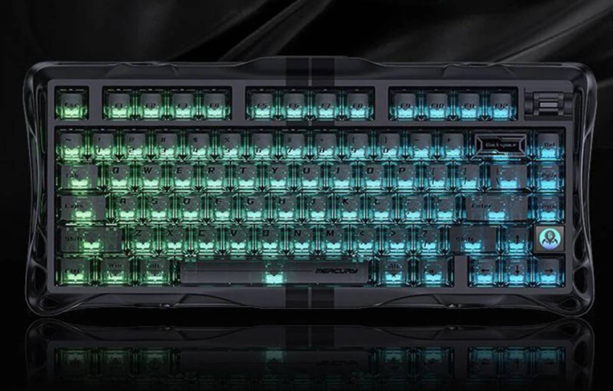 GravaStar Mercury V75 Pro billentyűzet Boundless Black változat