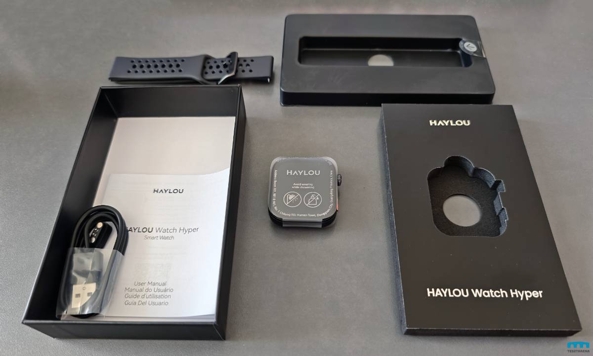 HAYLOU Watch Hyper doboz tartalma