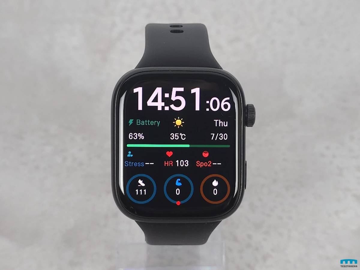 HONOR Watch X5i okosóra fekete színben